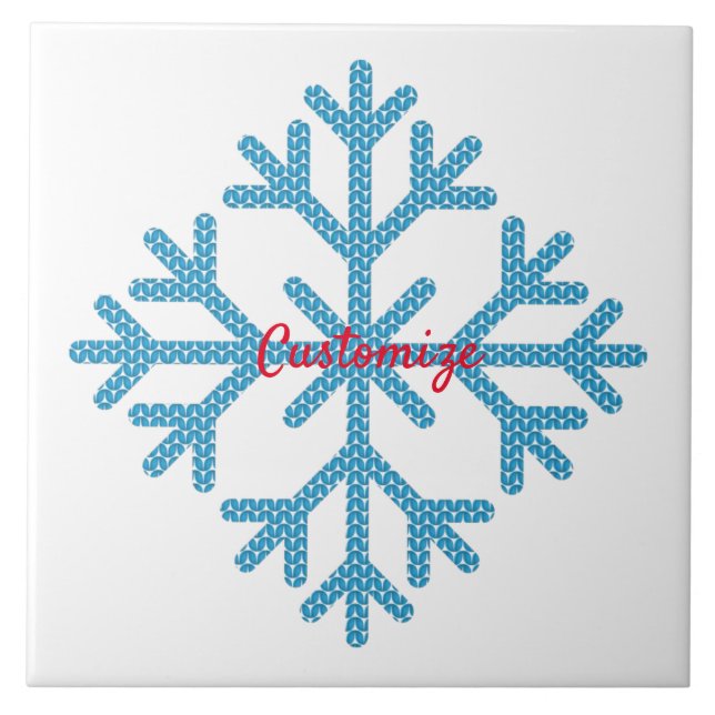 Carreau Icy Blue Snowflake Thunder_Cove (Devant)