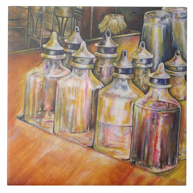 Carreau Idéographie de Lumière dorée (Devant)