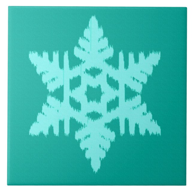 Carreau Ikat Snowflake (Devant)