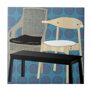 Carreau Ikea Meubles Chaises Carrelage Bleu