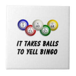 Carreau Il Faut Des Couilles Pour hurler Bingo