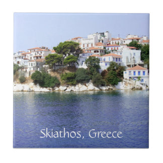 Carreau Île de Skiathos, Grèce Tile
