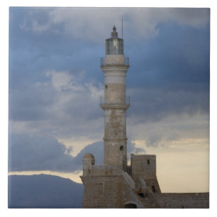 Carreau Île grecque de Crète et vieille ville de Chania 