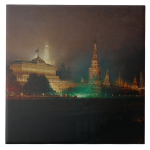 Carreau Illumination de Kremlin, 1883 (huile sur la toile)