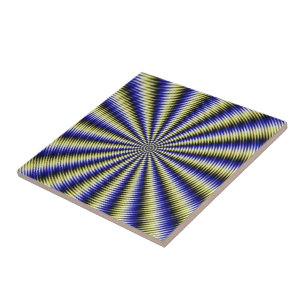 Carreau Illusion optique noire et blanche