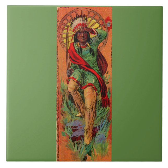 Carreau Illustration 1919 indienne indigène (Devant)