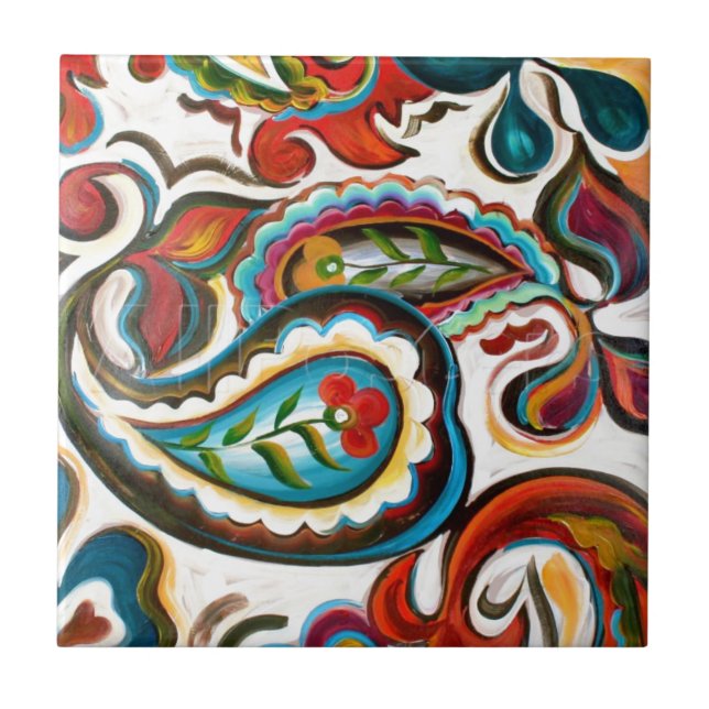 CARREAU ILLUSTRATION DE BOHÈME DE MOTIF (Devant)