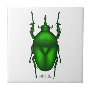 Carreau Illustration de bug Mecynorhina torquata