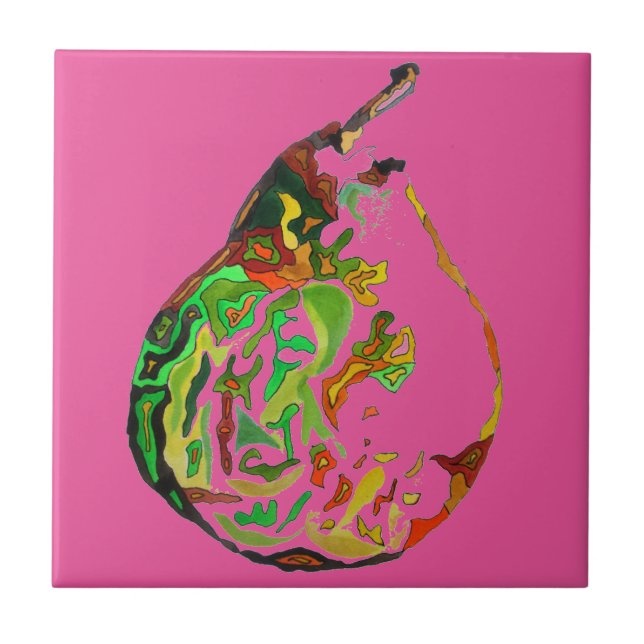 Carreau Illustration de couleur pour aquarelle d'art de (Devant)