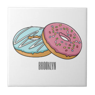 Carreau Illustration de Donut