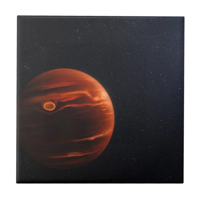 Carreau Illustration De Exoplanet Vhs 1256 B Et Ses Étoile (Devant)