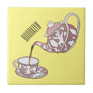 Carreau Illustration de la série Teacup