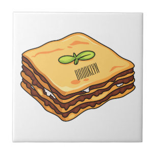 Carreau Illustration de Lasagna