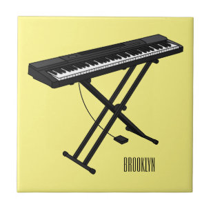 Carreau Illustration de piano clavier