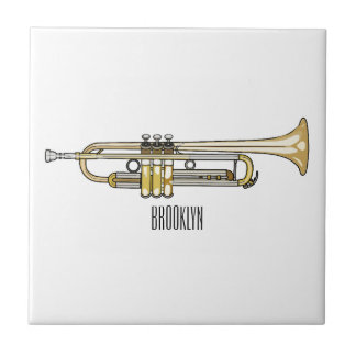 Carreau Illustration de trompette