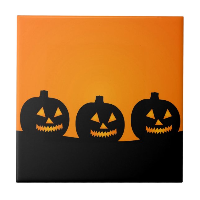 Carreau Illustration d'Halloween (Devant)