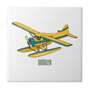 Carreau Illustration d'hydravion