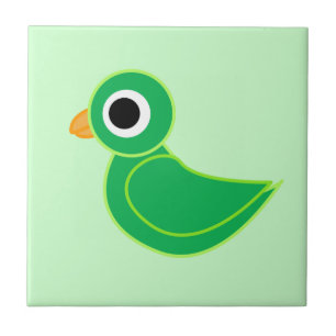Carreau Illustration d'oiseau