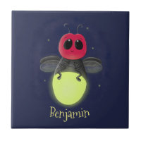 Illustration d'une luciole à éclair mignon