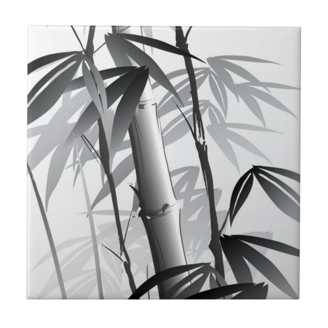 Carreau Illustration d'une peinture orientale de style (Devant)