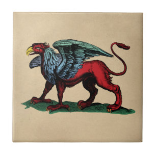 Carreau Illustration Vintage Griffin