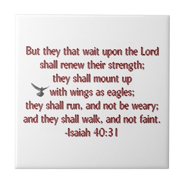 Carreau Ils cette attente sur le seigneur (Devant)