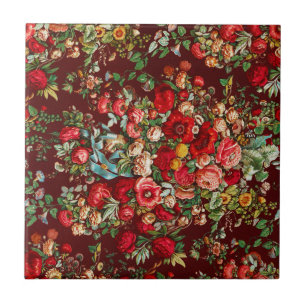 Carreau Image des arts industriels du XIXe siècle