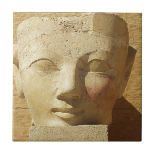 Carreau Image égyptienne de pharaon de femme de Hatshepsut (Devant)