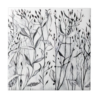 Carreau Image graphique de plantes