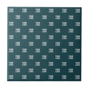 Carreau Image, motif ou logo répétitif   Vert bleu foncé