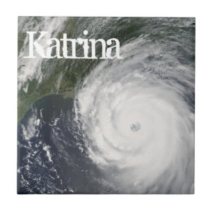 Carreau Image satellite de l'ouragan Katrina, août 2005