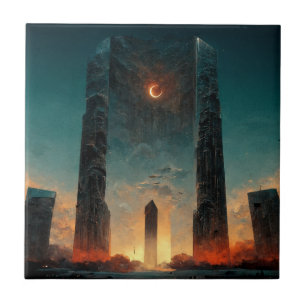 Carreau Imaginaire Black Gate Sci-Fi Art