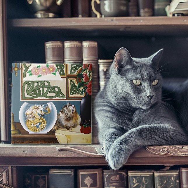 Carreau Imaginaire Cheval de Mer de Chat (Créateur téléchargé)
