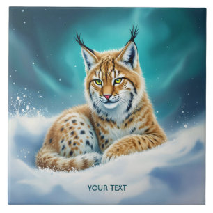 Carreau Imaginaire Cute Lynx Cub hiver