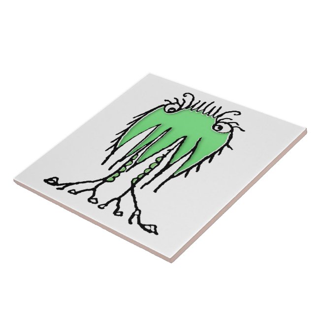 Carreau Imaginaire dessin alien mignon (Côté)
