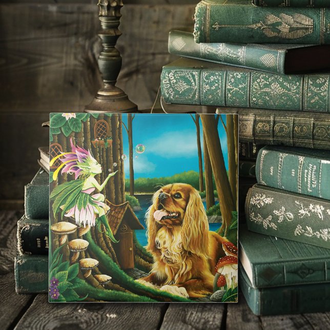 Carreau Imaginaire du roi Charles Spaniel Sprite (Créateur téléchargé)