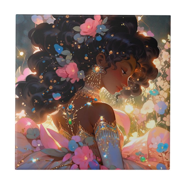 Carreau Imaginaire femme Art Africain Américain (Devant)