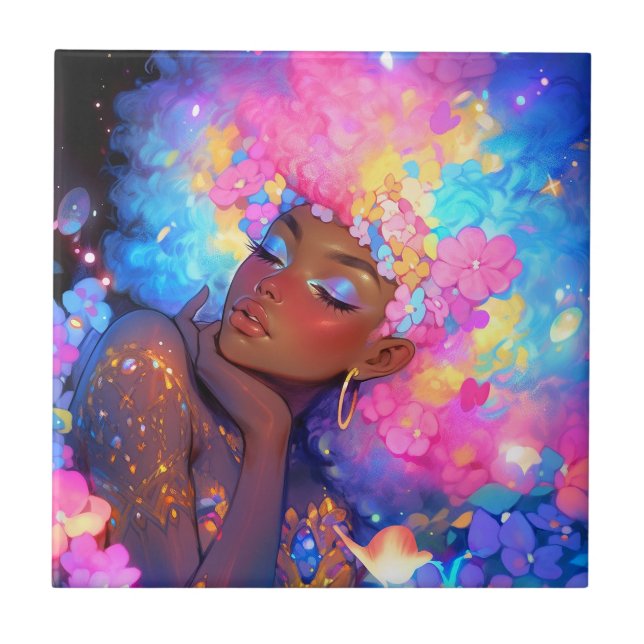 Carreau Imaginaire femme Art Africain Américain (Devant)