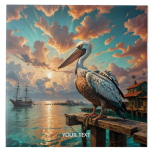 Carreau Imaginaire Mare Bateau d'oiseaux de mer
