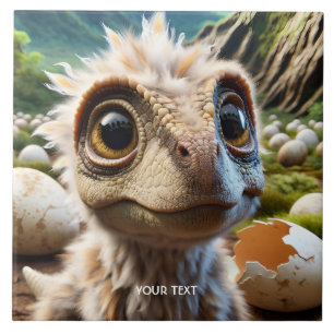 Carreau Imaginaire mignon bébé Dino Jungle