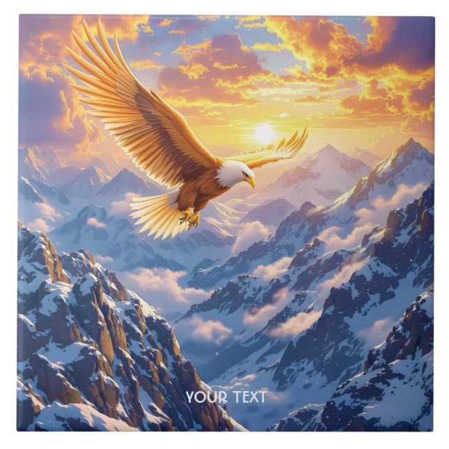 Carreau Imaginaire Mignonne Eagle Mountains lever du solei (Devant)