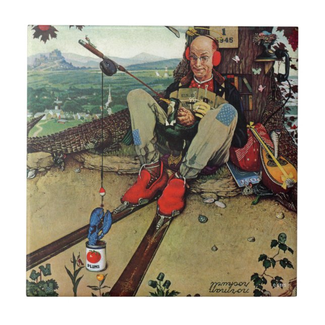 Carreau Imbécile d'avril, 1945 (Devant)