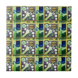 Carreau Impression d'art mosaïque amusante contemporaine –