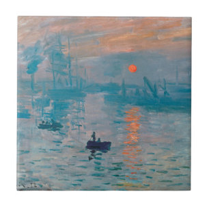 Carreau Impression, soleil levant, Claude Monet