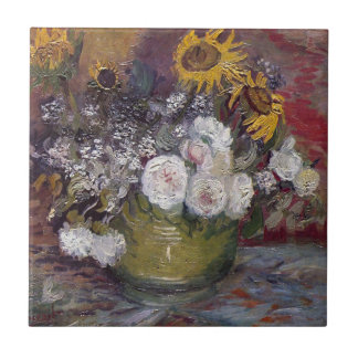 Carreau Impressionniste Floral Still Life - Vincent van Go