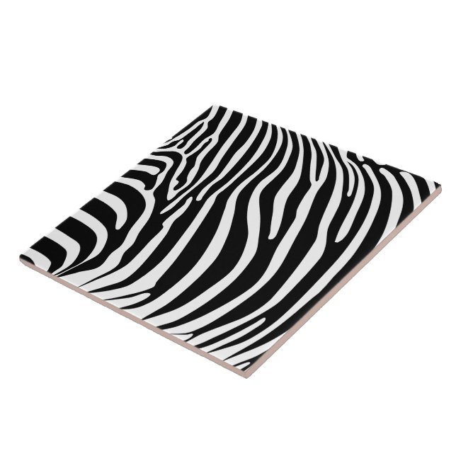 Carreau Imprimé animalier zèbre (Côté)