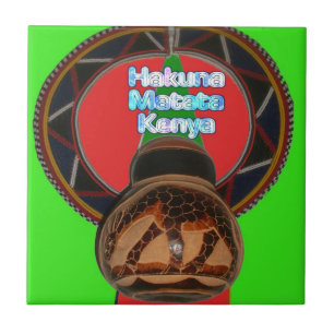 Carreau Imprimer Hakuna Matata Kenya Art