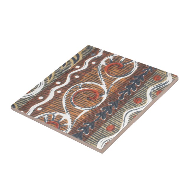 Carreau Imprimer Motif Africain vintage (Côté)