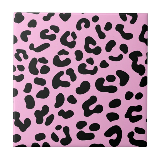 Carreau Imprimer Pastel Pink Cheetah (Devant)