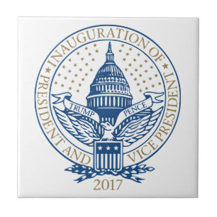 Carreau Inauguration Donald Trump Mike Pence Logo 2017 USA